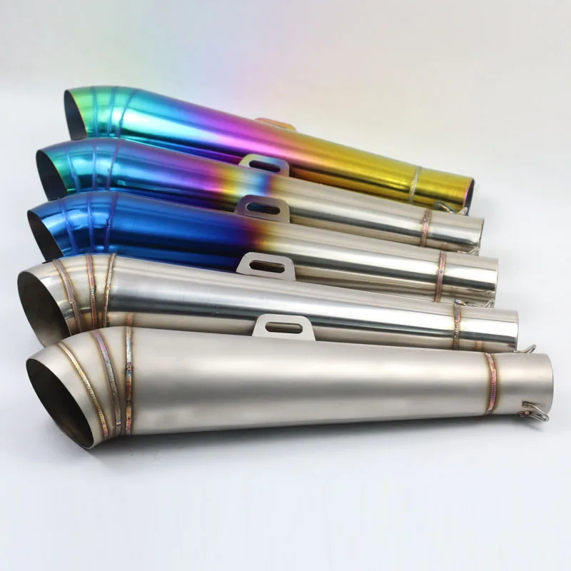 48.8MM 51MM Inlet Motorcycle Modified Exhaust Pipe Stainless Steel Fried Tube Exhaust Pipe 5 Colors Pipe
48.8MM 51MM Inlet Motorcycle Modified Exhaust Pipe Stainless Steel Fried Tube Exhaust Pipe 5 Colors Pipe