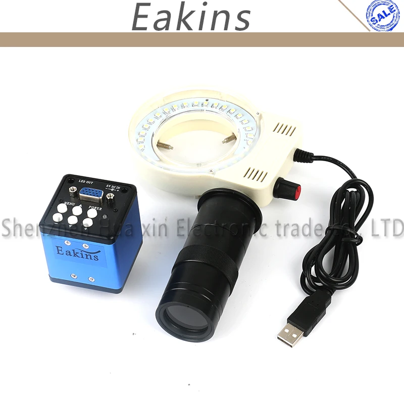 Цифровой промышленный микроскоп HD VGA 2.0MP CCD камера 100X Zoom C-mount Lens 48 LED регулирусветильник
Цифровой промышленный микроскоп HD VGA 2.0MP CCD камера 100X Zoom C-mount Lens 48 LED регулирусветильник