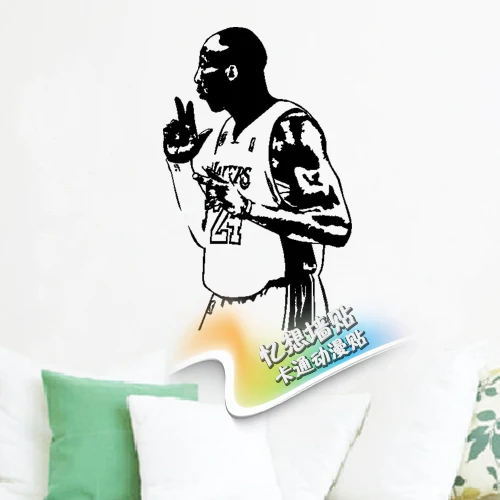 Free shiping diy vinyl custom cartoon stickers in the sports stickers Basketball star kobe Bryant black mamba wall stickers
Free shiping diy vinyl custom cartoon stickers in the sports stickers Basketball star kobe Bryant black mamba wall stickers