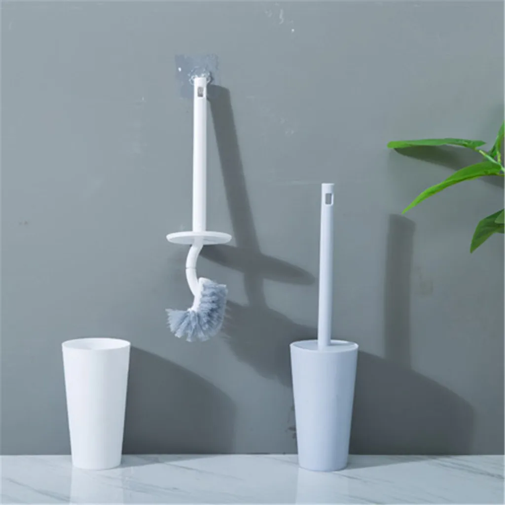 Mini Toilet Brush With Holder Set Long Handled Black Silicone Toilet Cleaner Brush Wall Mounted Wc Toilet Bathroom Accessories
Mini Toilet Brush With Holder Set Long Handled Black Silicone Toilet Cleaner Brush Wall Mounted Wc Toilet Bathroom Accessories