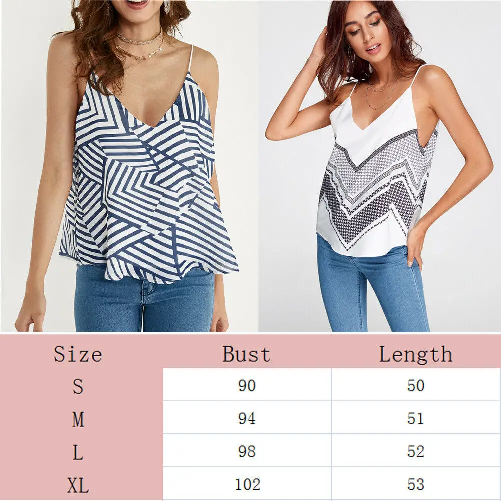 Sexy Women Summer Floral Sling Sleeveless Shirt Tops Ladies Tops Strappy Tank Tops 2019 Summer Beach V Neck Tops
Sexy Women Summer Floral Sling Sleeveless Shirt Tops Ladies Tops Strappy Tank Tops 2019 Summer Beach V Neck Tops