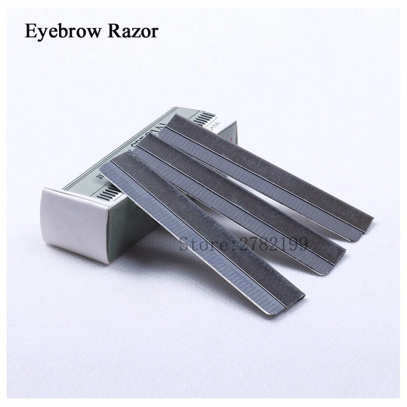 100pcs/Set Eyebrow Trimmer Blades Eyebrow Cutter Equipment Super Feather Cut Special Platinum Coated Edge Razor
100pcs/Set Eyebrow Trimmer Blades Eyebrow Cutter Equipment Super Feather Cut Special Platinum Coated Edge Razor