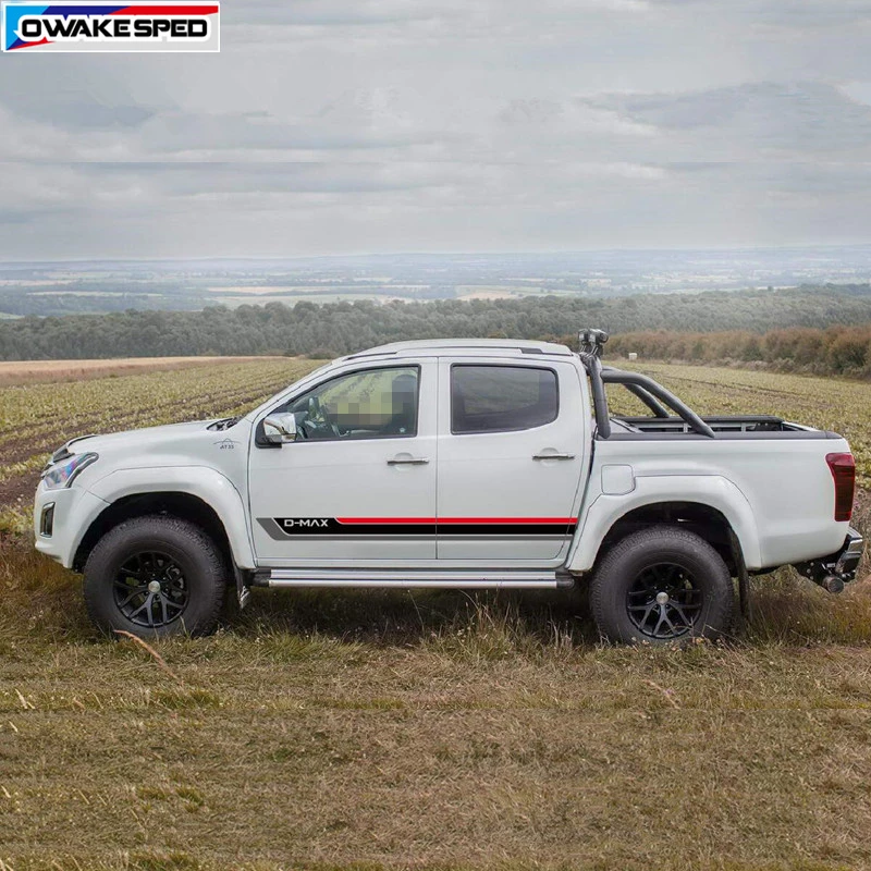 2 шт. полосы для внедорожника ISUZU D-MAX Автомобильная дверь боковая юбка наклейка автомобильный пикап Декор багажника виниловые наклейки плен...
2 шт. полосы для внедорожника ISUZU D-MAX Автомобильная дверь боковая юбка наклейка автомобильный пикап Декор багажника виниловые наклейки плен...