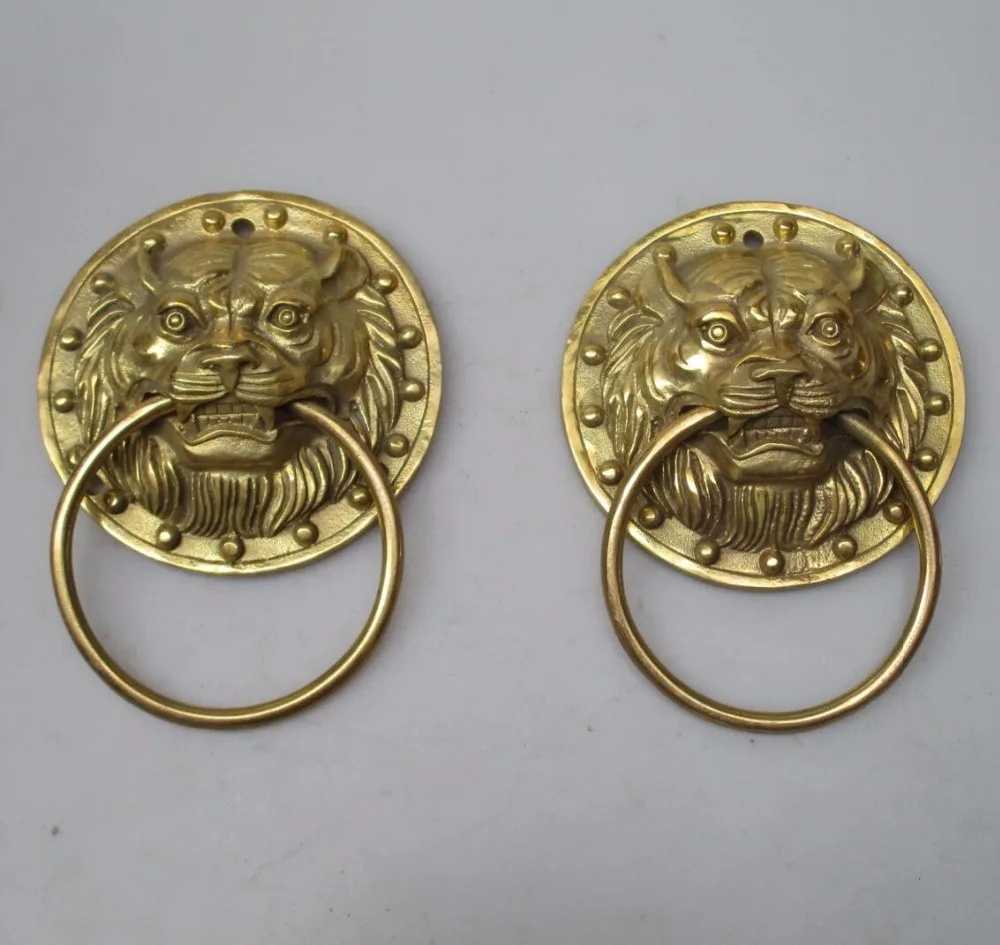 Collectible Home Decorated Crafts 1 Pair Handwork Brass Hammered Door Knocker style 0001
Collectible Home Decorated Crafts 1 Pair Handwork Brass Hammered Door Knocker style 0001