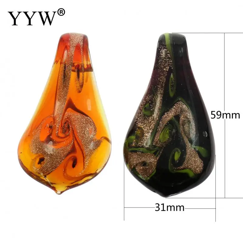 12pcs/Box Summer Water Drop Flower Lampwork Glass Pendant Gold Sand Lampworked Glass Pendant For Necklace 2019 New Fashion
12pcs/Box Summer Water Drop Flower Lampwork Glass Pendant Gold Sand Lampworked Glass Pendant For Necklace 2019 New Fashion