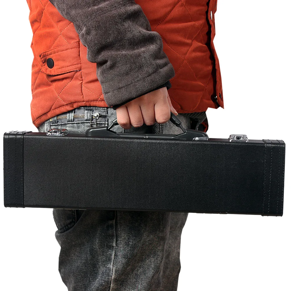 Portable Gig Bag Box Leather for Western Concert Flute with Buckle Foam Cotton Padded
Portable Gig Bag Box Leather for Western Concert Flute with Buckle Foam Cotton Padded