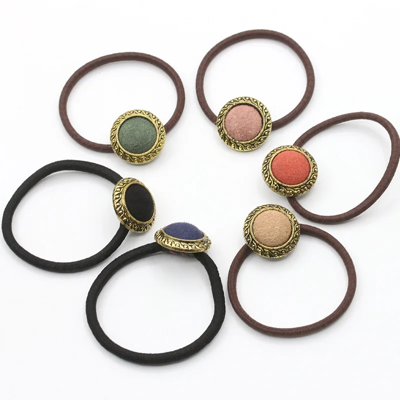 Light Colors Ball Retro Bronze Black & Brown Elastic Hair Bands Fashion Ponytail Holder for Women Headwear Hair Accessories
Light Colors Ball Retro Bronze Black & Brown Elastic Hair Bands Fashion Ponytail Holder for Women Headwear Hair Accessories