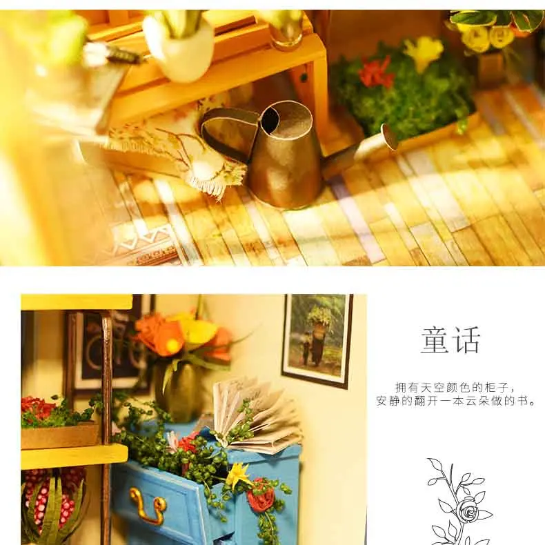 mylb DIY Doll House Miniature Doll house With Furnitures Wooden House Toys For Children Kathy's Flower House
mylb DIY Doll House Miniature Doll house With Furnitures Wooden House Toys For Children Kathy's Flower House