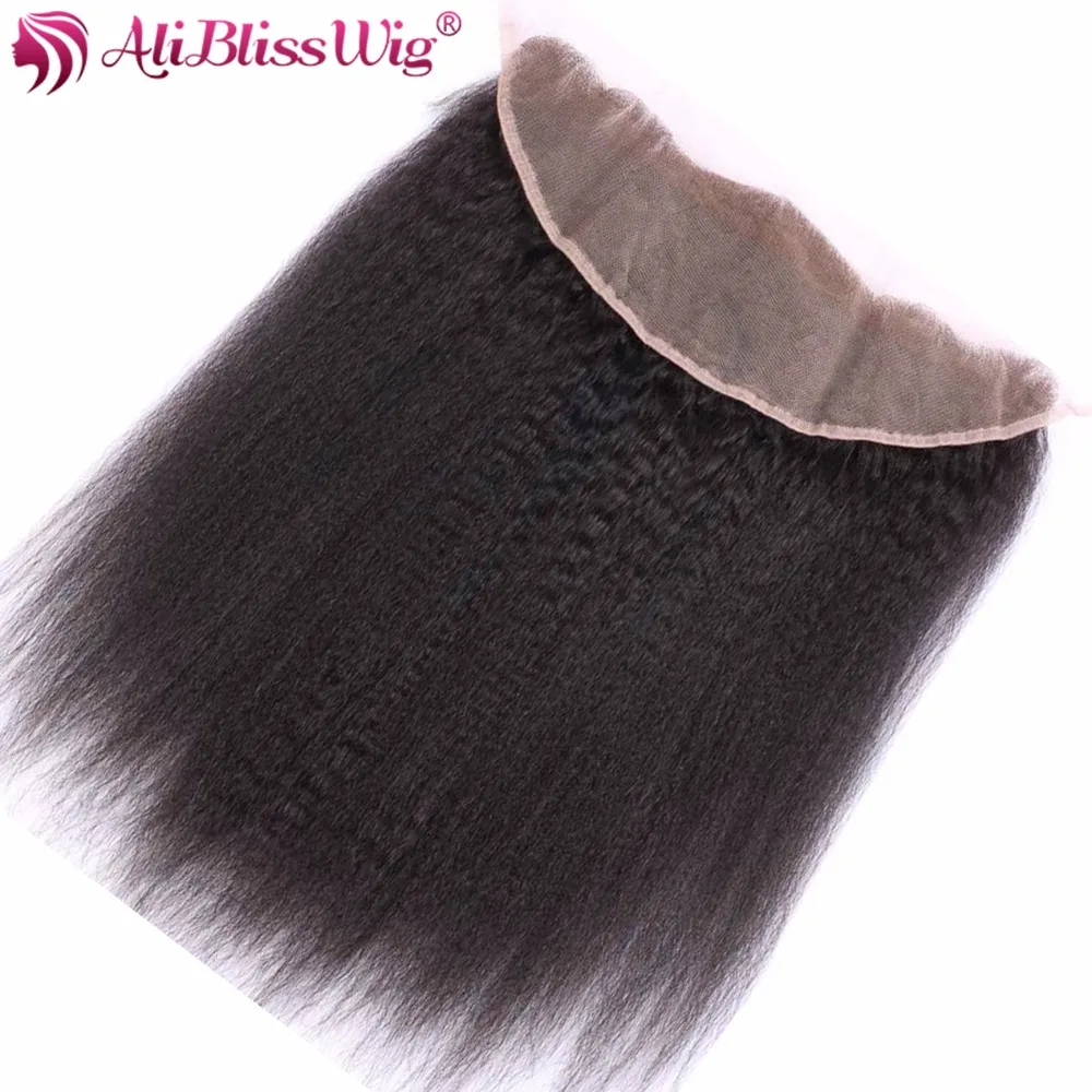 AliBlissWig Kinky Straight Lace Frontal 13*4 Free Part Natural Color Brazilian Remy 100% Human Hair Hand Tied Free Shipping
AliBlissWig Kinky Straight Lace Frontal 13*4 Free Part Natural Color Brazilian Remy 100% Human Hair Hand Tied Free Shipping