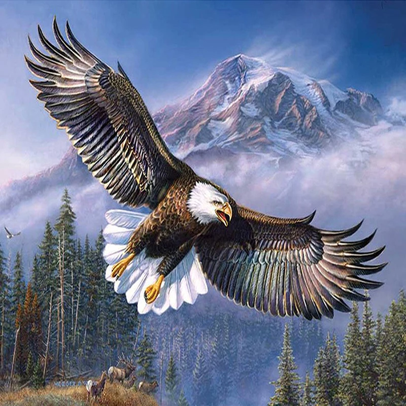 New 5D DIY diamond embroidery eagle in the sky diamond painting Cross Stitch full square Rhinestone mosaic home decoration
New 5D DIY diamond embroidery eagle in the sky diamond painting Cross Stitch full square Rhinestone mosaic home decoration