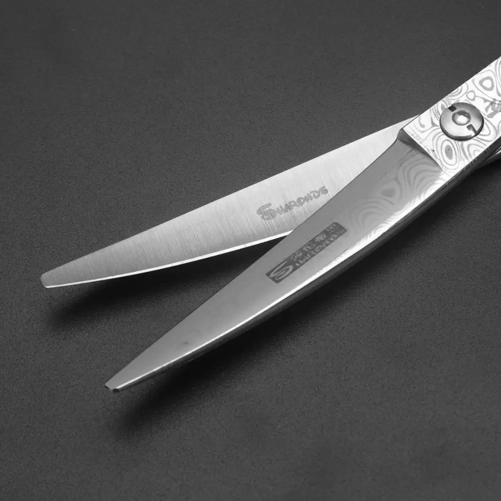 6'' Japan Steel 440C Barber Hairdressing Scissors Cutting Shears Curved Scissors Professional Human Hair Scissors
6'' Japan Steel 440C Barber Hairdressing Scissors Cutting Shears Curved Scissors Professional Human Hair Scissors