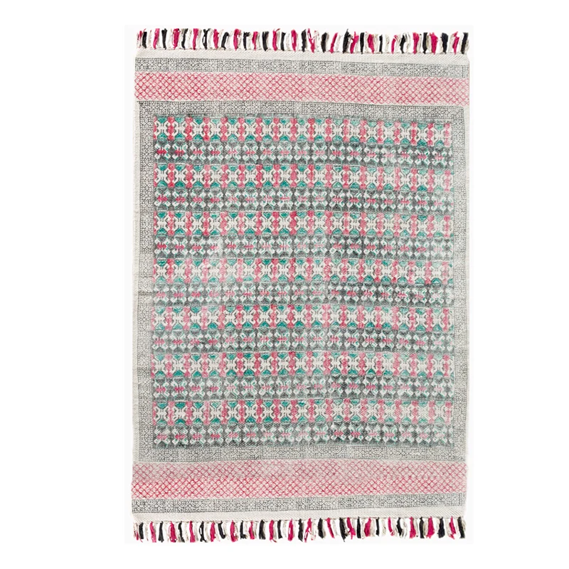Kilim black white 100% cotton Living room Carpet geometric Indian Rug Morocco Modern Mat design Bohemia Nordic style
Kilim black white 100% cotton Living room Carpet geometric Indian Rug Morocco Modern Mat design Bohemia Nordic style