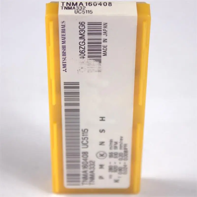 TNMA160408 UC5115 10 шт./лот оригинальная Высококачественная вставка для держателя ЧПУ Mitsubishi токарные резцы TNMA160408 UC5115
TNMA160408 UC5115 10 шт./лот оригинальная Высококачественная вставка для держателя ЧПУ Mitsubishi токарные резцы TNMA160408 UC5115