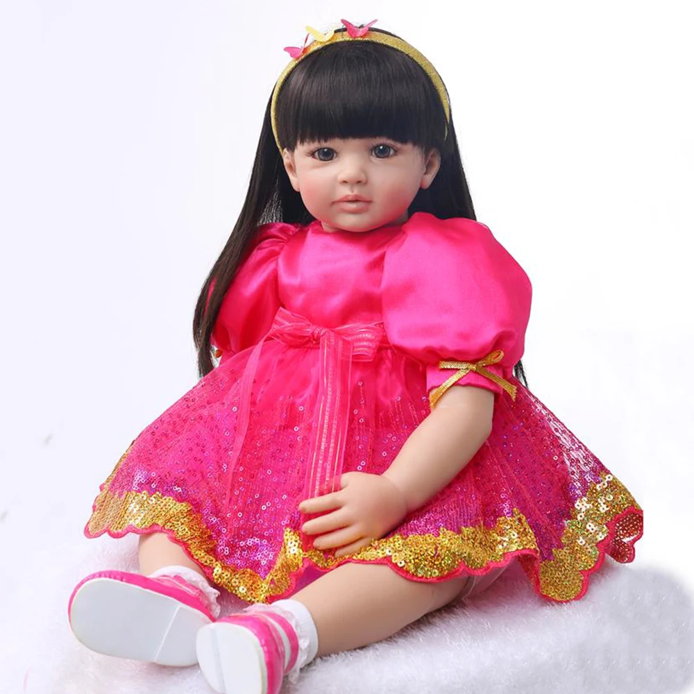 NPK Real baby doll reborn 24"60cm soft silicone reborn baby girl dolls fashion newborn babies alive princess doll gift for child
NPK Real baby doll reborn 24"60cm soft silicone reborn baby girl dolls fashion newborn babies alive princess doll gift for child