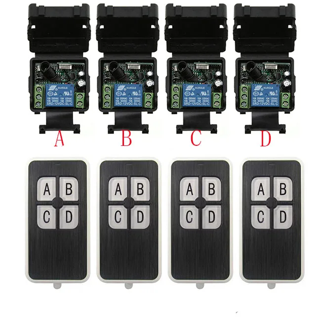 DC12V 24V 1CH 1 CH Remote Control Light Switch Relay Output Radio Receiver Module & Transmitter Garage Door lamp/window
DC12V 24V 1CH 1 CH Remote Control Light Switch Relay Output Radio Receiver Module & Transmitter Garage Door lamp/window