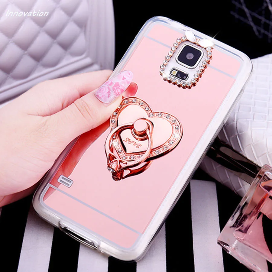 Luxury Glitter Mirror Plating TPU Case For Samsung Galaxy S6 S7 Edge S8 S9 S10 Plus Note8 Finger Ring Holder Stand Phone Cover
Luxury Glitter Mirror Plating TPU Case For Samsung Galaxy S6 S7 Edge S8 S9 S10 Plus Note8 Finger Ring Holder Stand Phone Cover