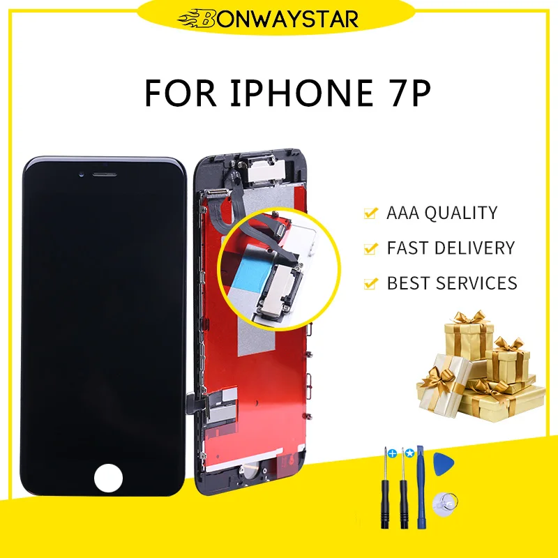 AAA качественный ЖК-дисплей дигитайзер для iphone 7 Plus A1661 A1784 полный комплект дигитайзер сборка 3D сенсорный экран с бесплатными инструментами
AAA качественный ЖК-дисплей дигитайзер для iphone 7 Plus A1661 A1784 полный комплект дигитайзер сборка 3D сенсорный экран с бесплатными инструментами