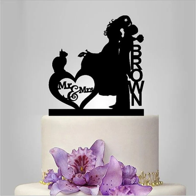 Personalized Bride and Groom Cake Topper with Last Name Wedding Cake Topper with Dog Wedding Toppers Party Decoration
Personalized Bride and Groom Cake Topper with Last Name Wedding Cake Topper with Dog Wedding Toppers Party Decoration