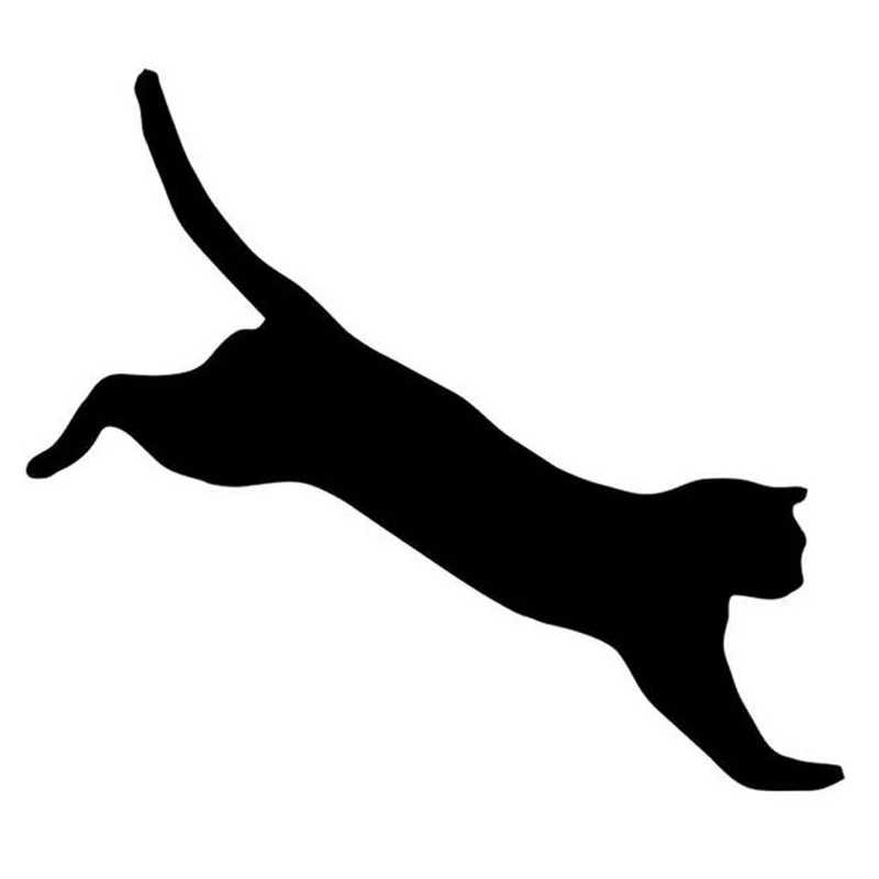 13*12CM Pet CAT Jumping Fun Car Stickers Motorcycle Decals Car Styling Black/Silver C2-0141
13*12CM Pet CAT Jumping Fun Car Stickers Motorcycle Decals Car Styling Black/Silver C2-0141