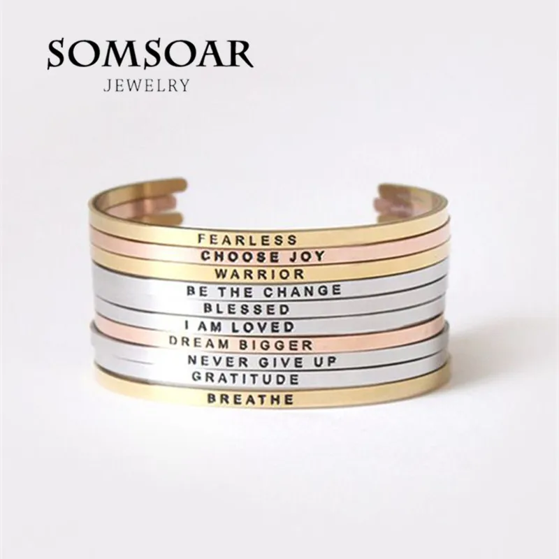 Hot Sale Gold Color Stainless steel Mantra Bracelet open cuff inspiration C Bangle personalization customization logo
Hot Sale Gold Color Stainless steel Mantra Bracelet open cuff inspiration C Bangle personalization customization logo