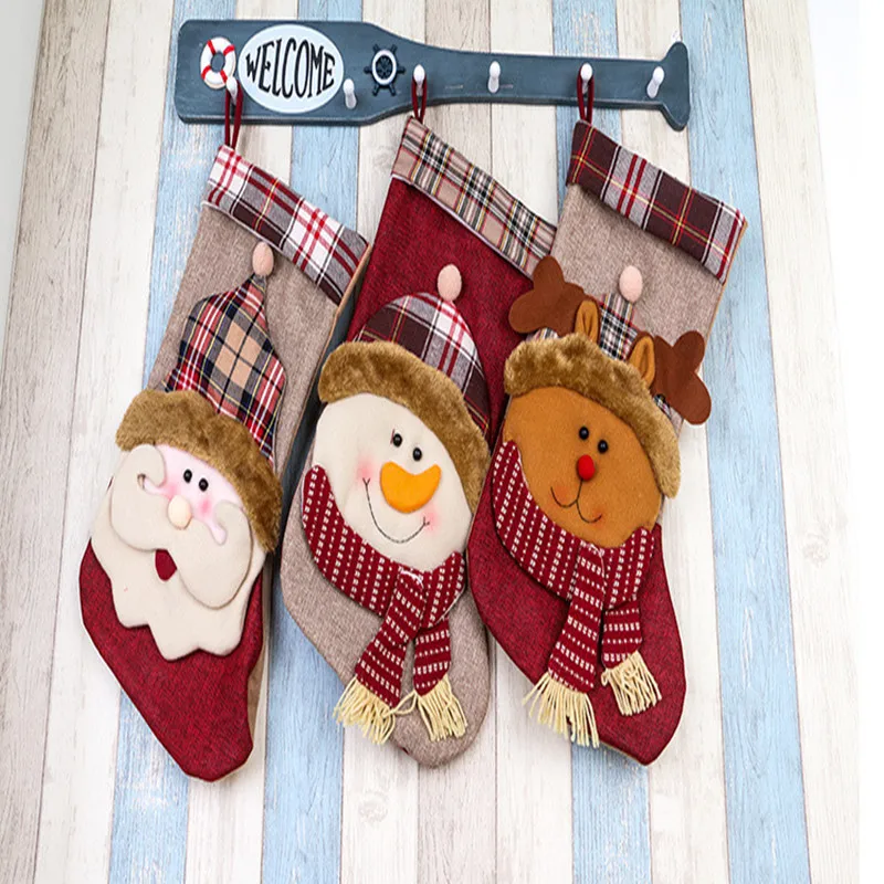 Christmas decorations large gift bags Christmas stockings decorative gift bag candy bags
Christmas decorations large gift bags Christmas stockings decorative gift bag candy bags