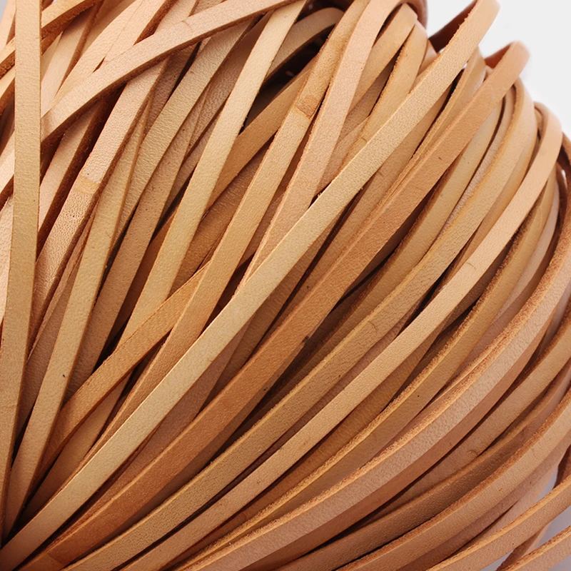 5Meters 3/4/5mm Width Natural Color Flat Real Genuine Leather Cord Bracelet Necklace Findings Leather Rope String DIY Jewelry
5Meters 3/4/5mm Width Natural Color Flat Real Genuine Leather Cord Bracelet Necklace Findings Leather Rope String DIY Jewelry