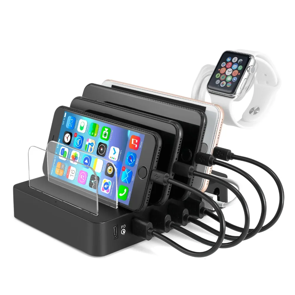 Multi Port Universal USB 3.0 PD Charging Station Stand Holder Desktop Charger for iPhone iPad Samsung Mobile Tablet EU AU Plug
Multi Port Universal USB 3.0 PD Charging Station Stand Holder Desktop Charger for iPhone iPad Samsung Mobile Tablet EU AU Plug