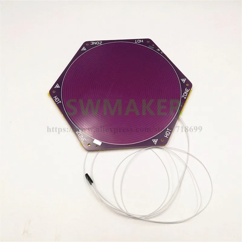 Delta kossel rostock Heated Bed With 170mm Cotton Pad Back FR4 DC12V 100W with SMD thermistor
Delta kossel rostock Heated Bed With 170mm Cotton Pad Back FR4 DC12V 100W with SMD thermistor