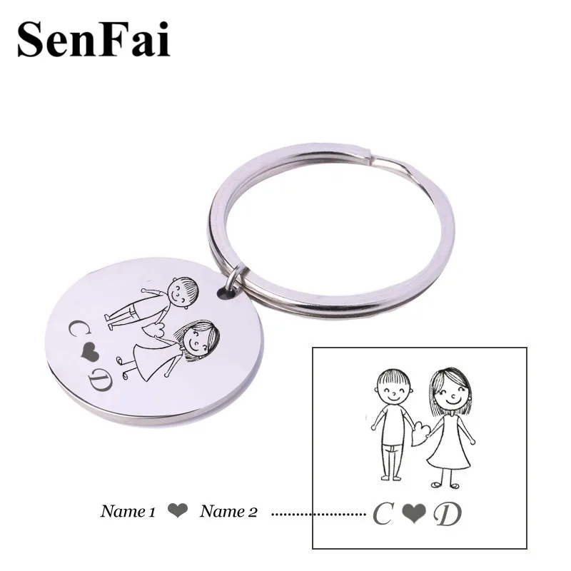 Senfai Cute Custom Keychain Name Personalized Key chain Keychains Handbag Bag Decoration Charm Car Key Ring Holder For Women Men
Senfai Cute Custom Keychain Name Personalized Key chain Keychains Handbag Bag Decoration Charm Car Key Ring Holder For Women Men