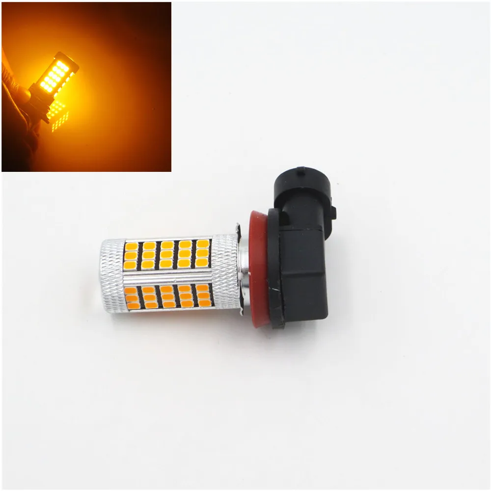 СВЕТОДИОДНЫЙ Автомобильный проектор H11 H8 2835 63 SMD противотуманный светильник для