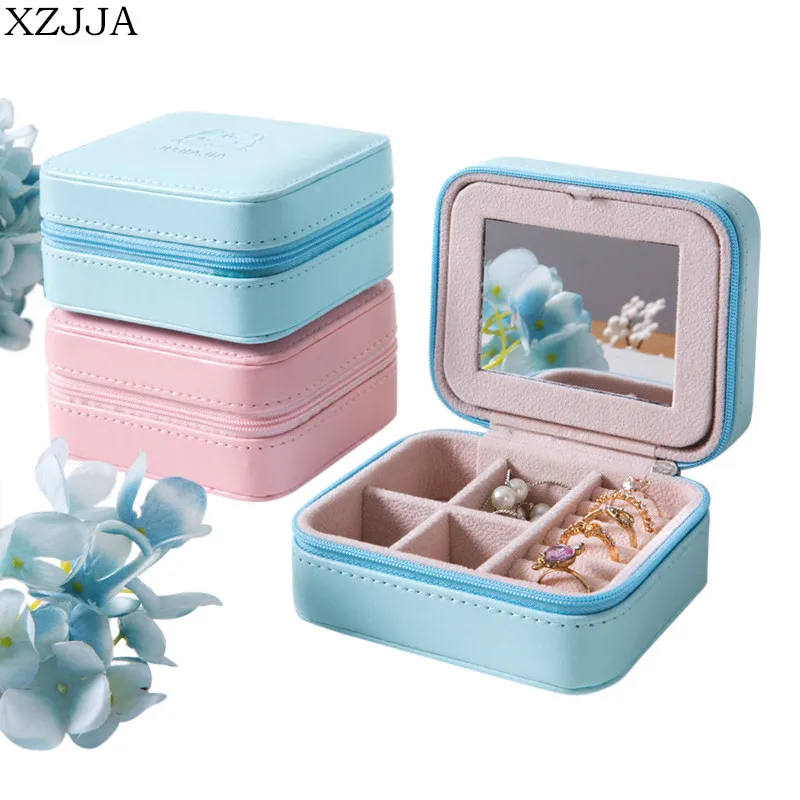 XZJJA Colours Creative Portable Multilayer Jewelry Box Necklace Ring Earring Hairpin Storage Box Travel Jewellery Bag Detachable
XZJJA Colours Creative Portable Multilayer Jewelry Box Necklace Ring Earring Hairpin Storage Box Travel Jewellery Bag Detachable