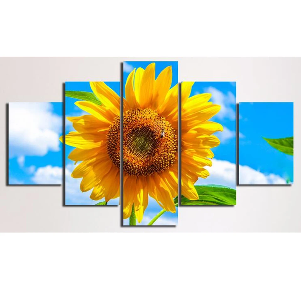HD Canvas Living Room Framework Home Decoration Printed Modern 5 Panel Sunflowers Pictures Painting Wall Art Modular Poster
HD Canvas Living Room Framework Home Decoration Printed Modern 5 Panel Sunflowers Pictures Painting Wall Art Modular Poster