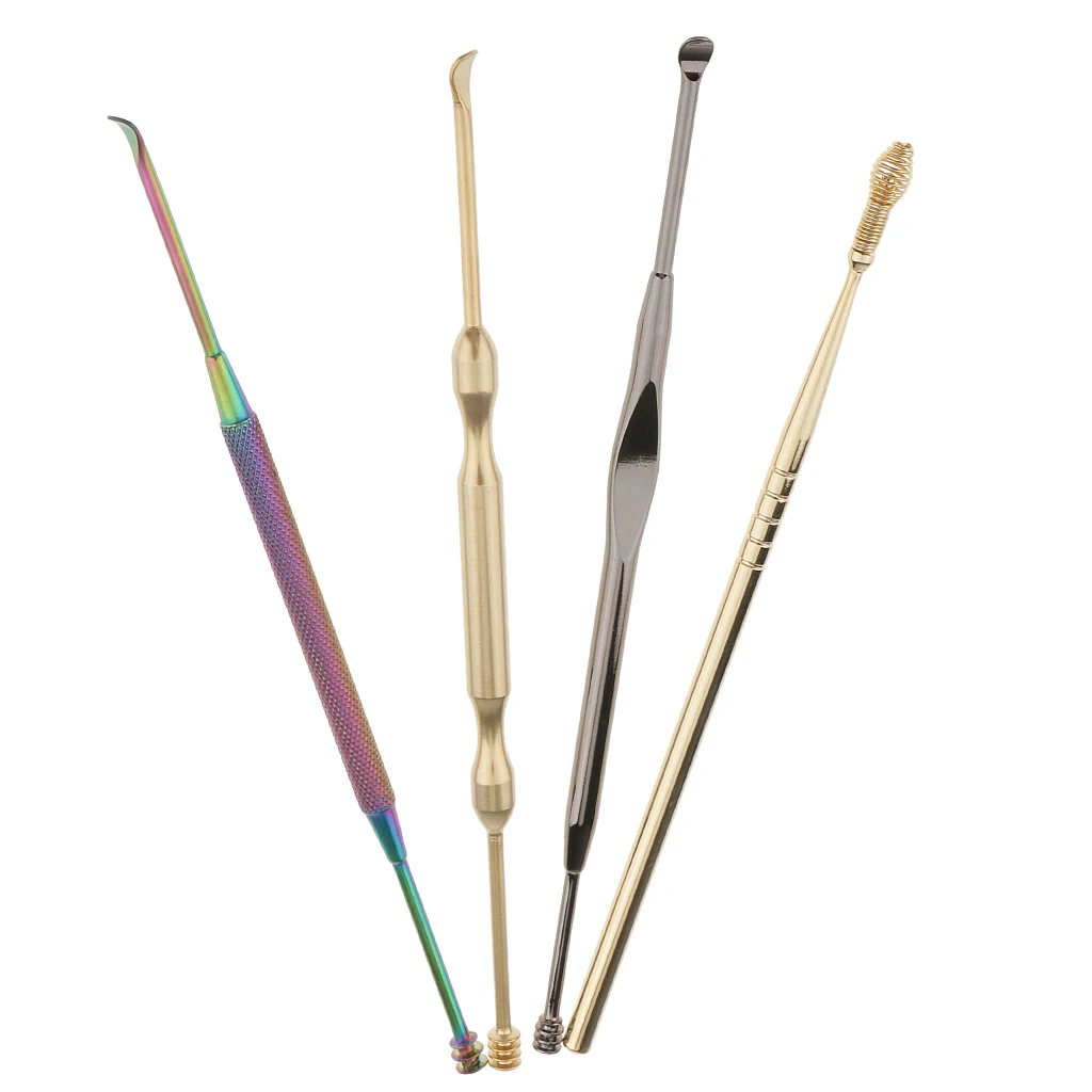 4 Pieces Stainless Steel Ear Pick Ear Wax Cleaner Earpick Curette Earwax Removal Health Stick with Case
4 Pieces Stainless Steel Ear Pick Ear Wax Cleaner Earpick Curette Earwax Removal Health Stick with Case