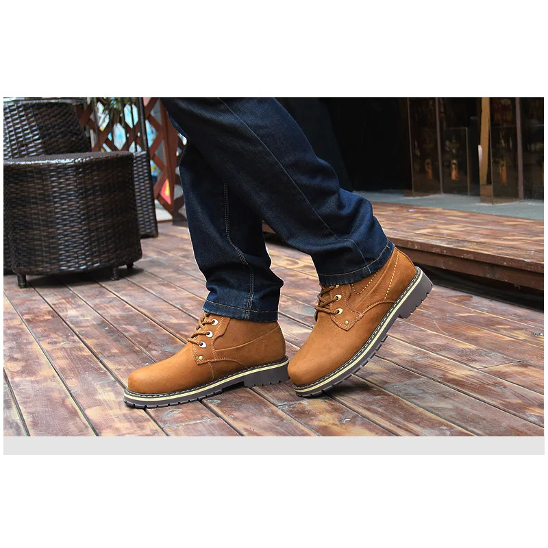 Warmest Full Grain Genuine Leather Handmade Winter Snow Boots Men Winter Shoes Big Size 37~50 Fashion Ankle Snow Boots
Warmest Full Grain Genuine Leather Handmade Winter Snow Boots Men Winter Shoes Big Size 37~50 Fashion Ankle Snow Boots
