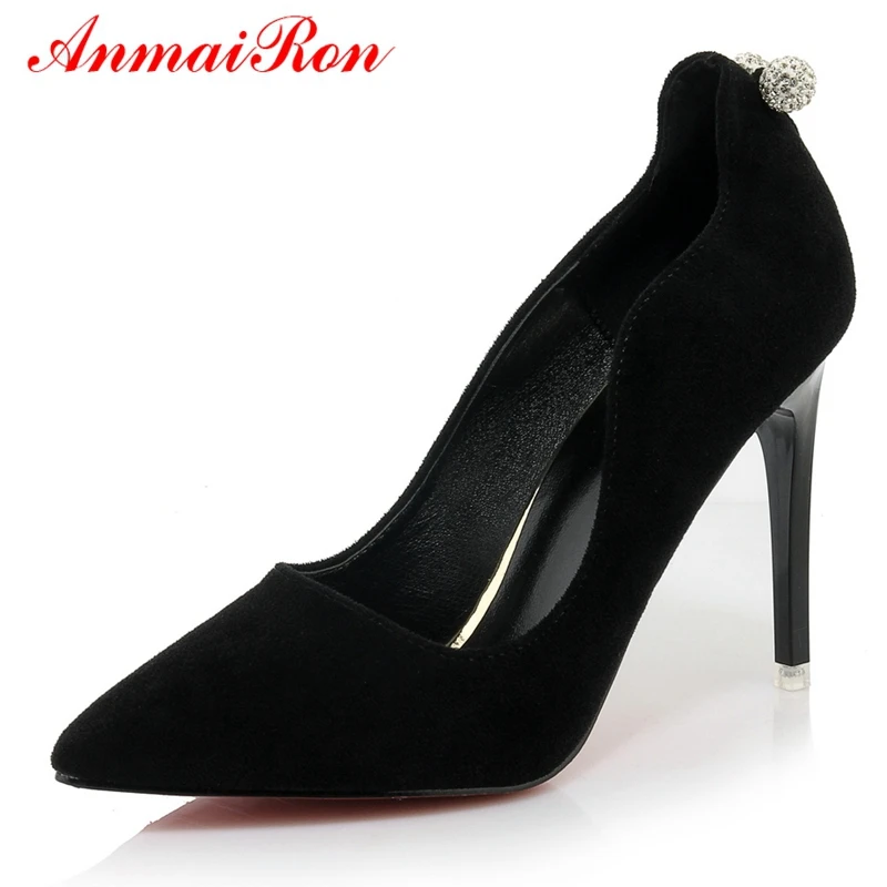 ANMAIRON Basic Super High Thin Heels Pumps Women Shoes Pointed Toe Casual Slip-On Womens Shoes Size 34-39 LY686
ANMAIRON Basic Super High Thin Heels Pumps Women Shoes Pointed Toe Casual Slip-On Womens Shoes Size 34-39 LY686