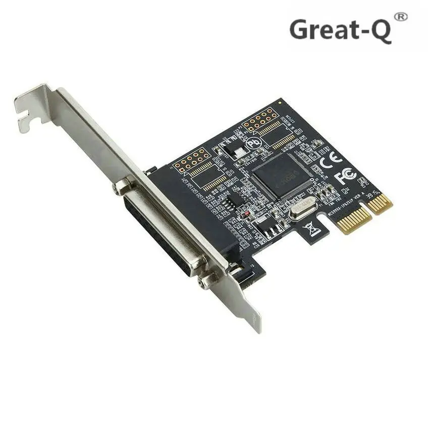 Great Q Industrial PCIe параллельный контроллер IEEE 1284 переходная карта PCI express для принтера