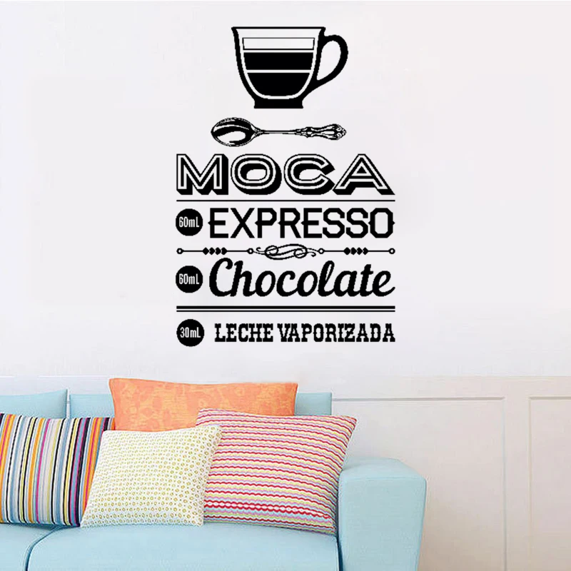 KUCADA moca chocolate wall sticker for kitchen decoration home decal mural art decor diy WP1094
KUCADA moca chocolate wall sticker for kitchen decoration home decal mural art decor diy WP1094