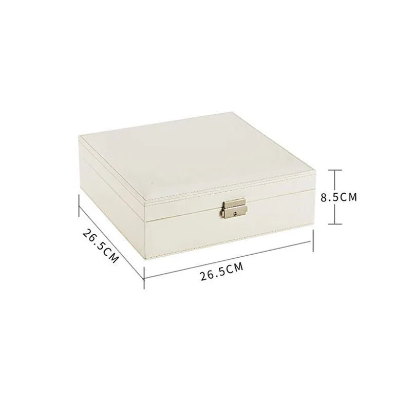 New Leather Jewelry Box Gift Box Jewelry Packaging Display Large Women Makeup Case Luxury Earring Ear Nail Storage Organizer Hot
New Leather Jewelry Box Gift Box Jewelry Packaging Display Large Women Makeup Case Luxury Earring Ear Nail Storage Organizer Hot