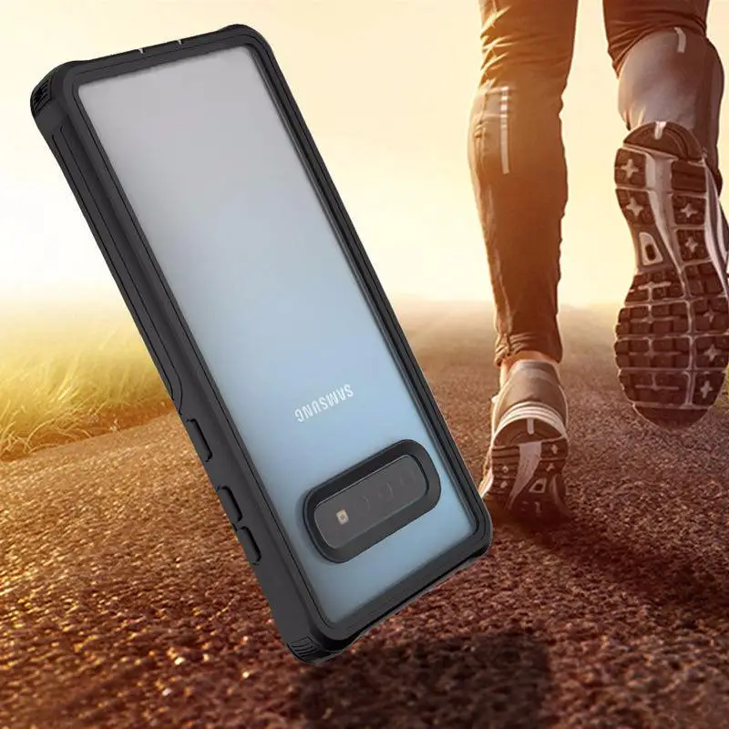 S10e Built-in Screen Protector Rugged Shockproof Transparent Clear Back 360 Full Cover Protection for Samsung Galaxy S10 Plus
S10e Built-in Screen Protector Rugged Shockproof Transparent Clear Back 360 Full Cover Protection for Samsung Galaxy S10 Plus