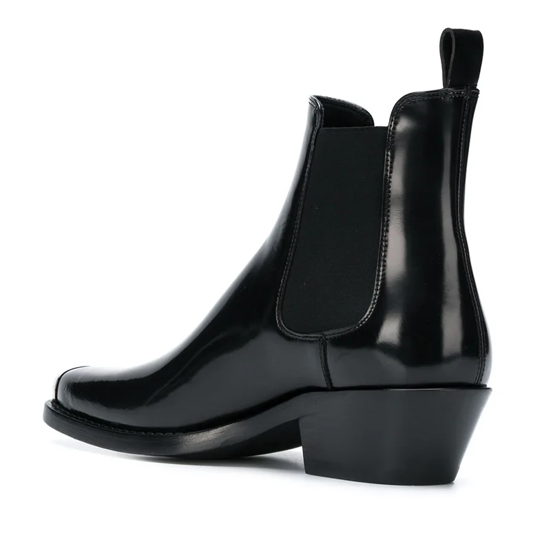 2019 Handmade Men Genuine Leather Cow Chelsea Boots British Fashion Metal Square Toe Office Formal Booties Spring Autumn
2019 Handmade Men Genuine Leather Cow Chelsea Boots British Fashion Metal Square Toe Office Formal Booties Spring Autumn