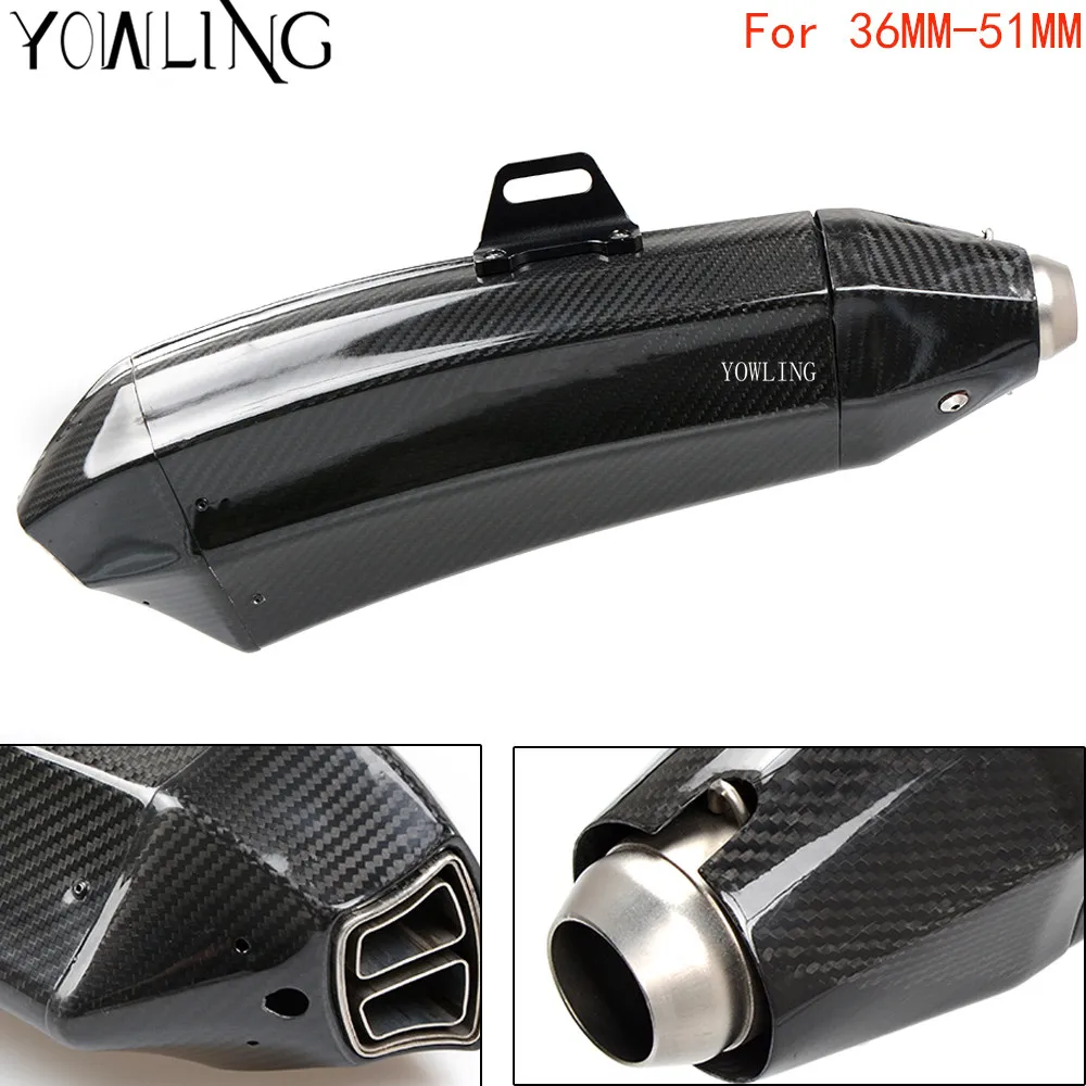Motorcycle Real Carbon Fiber Exhaust Muffler Pipe Escape DB Killer FOR KAWASAKI ninja 650r er6f er-6n f z750 z800 z1000 zx9r 10r
Motorcycle Real Carbon Fiber Exhaust Muffler Pipe Escape DB Killer FOR KAWASAKI ninja 650r er6f er-6n f z750 z800 z1000 zx9r 10r