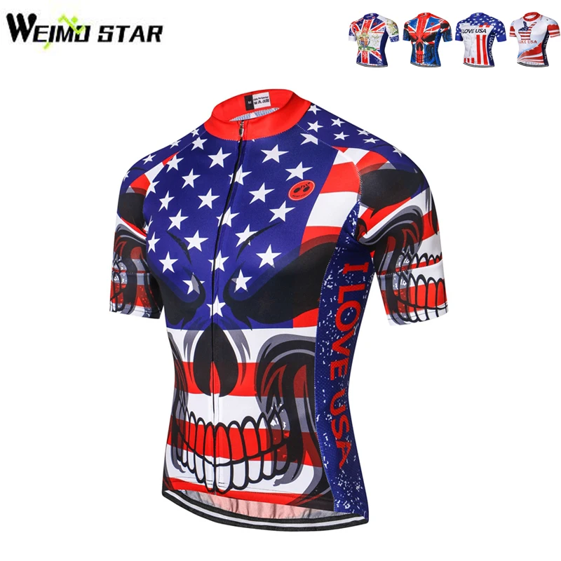 WEIMOSTAR USA Skull Mens Cycling Jersey Bike Sports Short Sleeves Ropa Ciclismo MTB Jersey Shirts Bicycle Clothing Tops S-XXXL
WEIMOSTAR USA Skull Mens Cycling Jersey Bike Sports Short Sleeves Ropa Ciclismo MTB Jersey Shirts Bicycle Clothing Tops S-XXXL