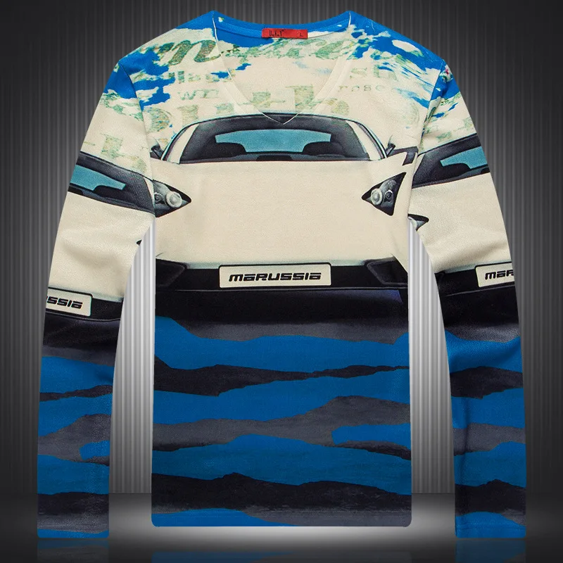 Creative car pattern 3D digital printing hip hop long sleeve t shirt Autumn 2018 New high-quality cotton fancy t shirt men M-3XL
Creative car pattern 3D digital printing hip hop long sleeve t shirt Autumn 2018 New high-quality cotton fancy t shirt men M-3XL