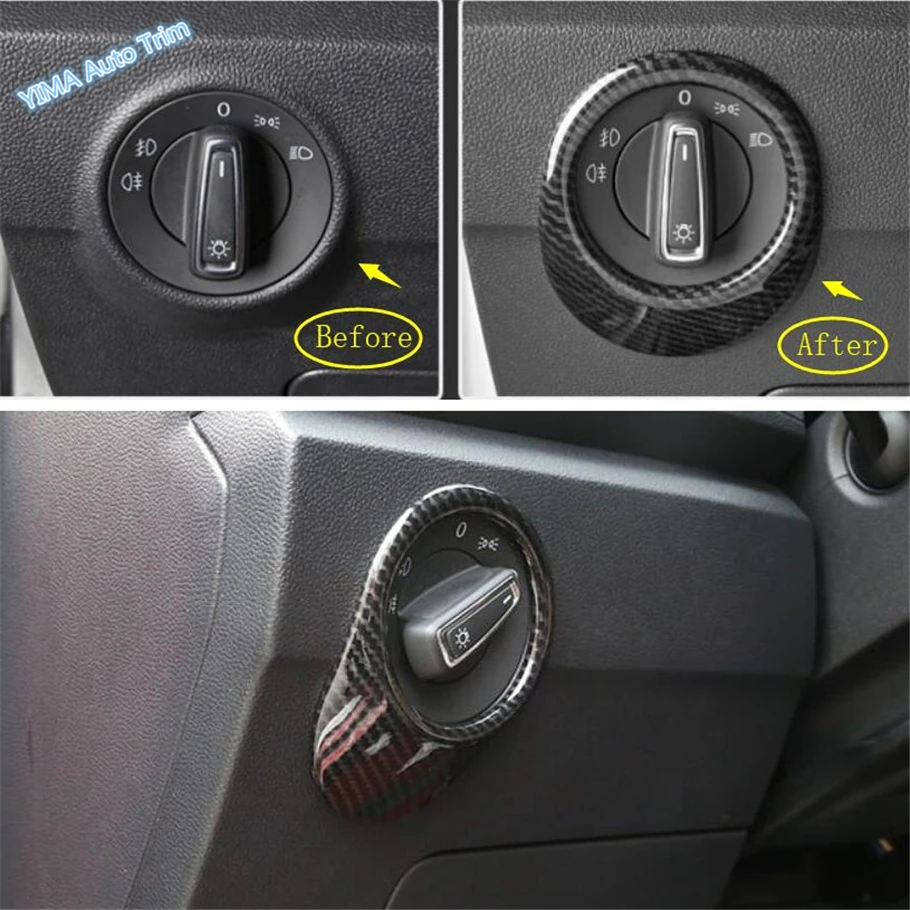 Car Head Lights Lamp Switch Button Cover Fit Trim Carbon Fiber Look For Volkswagen T-Roc 2018 - 2022 Matte Interior Accessories
Car Head Lights Lamp Switch Button Cover Fit Trim Carbon Fiber Look For Volkswagen T-Roc 2018 - 2022 Matte Interior Accessories