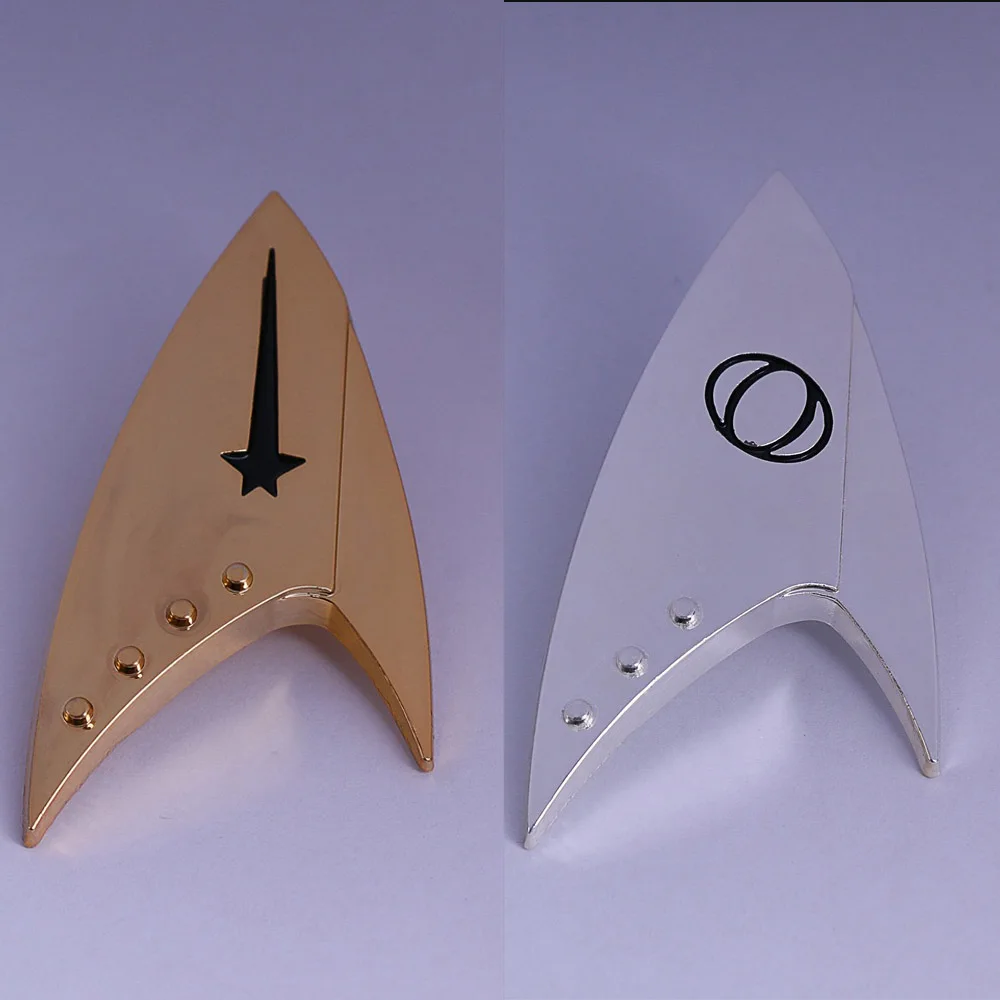 Discovery Captain Badge Star Command Badge Insignia Science Badge Starfleet Brooches Metal Cosplay Prop
Discovery Captain Badge Star Command Badge Insignia Science Badge Starfleet Brooches Metal Cosplay Prop