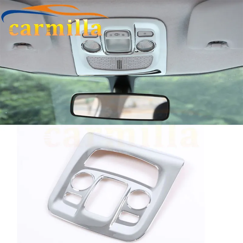 Carmilla Car Chrome Front and Rear Reading Light Inner Decoration Refitting Sticker for Peugeot 2008 Year 2014 2015 2016 Acc.
Carmilla Car Chrome Front and Rear Reading Light Inner Decoration Refitting Sticker for Peugeot 2008 Year 2014 2015 2016 Acc.