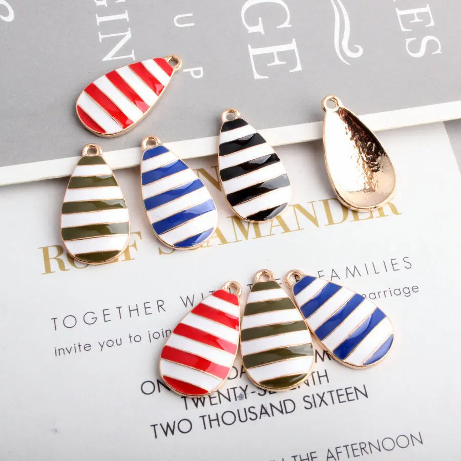 10pcs/lot Fashion Enamel Water Droplets Charms Handmade Bracelet Earrings Accessories Pendant DIY Jewelry Findings
10pcs/lot Fashion Enamel Water Droplets Charms Handmade Bracelet Earrings Accessories Pendant DIY Jewelry Findings