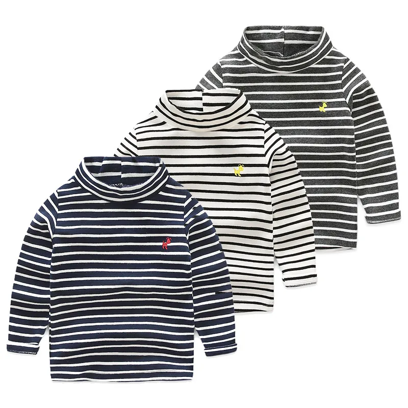2017 Autumn Winter Turtleneck Children Cotton T Shirt Baby Boys Girls Striped Hoodies Kids Wool Warm Sweatshirts 2-10 Years
2017 Autumn Winter Turtleneck Children Cotton T Shirt Baby Boys Girls Striped Hoodies Kids Wool Warm Sweatshirts 2-10 Years
