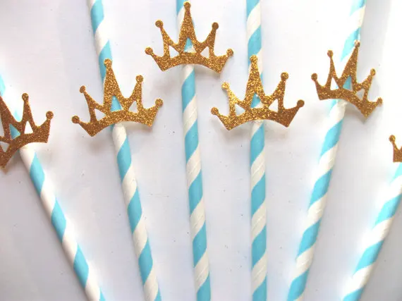 Glitter glitter crowns - 1st brithday Stripe Paper Straws rustic wedding, engagement baby shower, tea party straw
Glitter glitter crowns - 1st brithday Stripe Paper Straws rustic wedding, engagement baby shower, tea party straw
