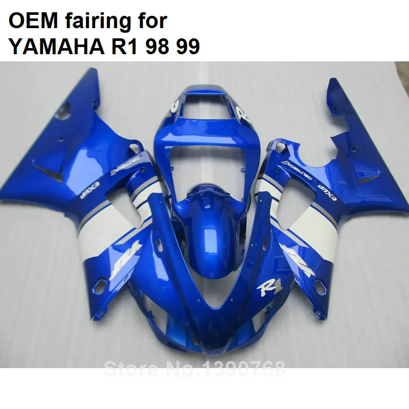 Free 7 gifts fairings for Yamaha injection molding YZF R1 1998 1999 metallic blue white fairings set YZFR1 98 99 CN23
Free 7 gifts fairings for Yamaha injection molding YZF R1 1998 1999 metallic blue white fairings set YZFR1 98 99 CN23